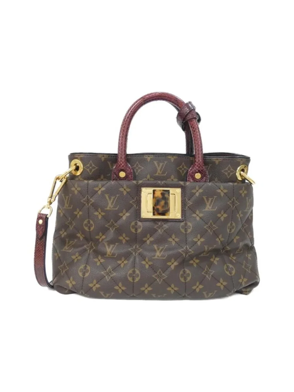 Louis Vuitton Vintage Monogram Exotic Tote MM